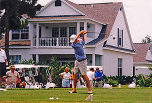 Jake plays golf at Indian River Club