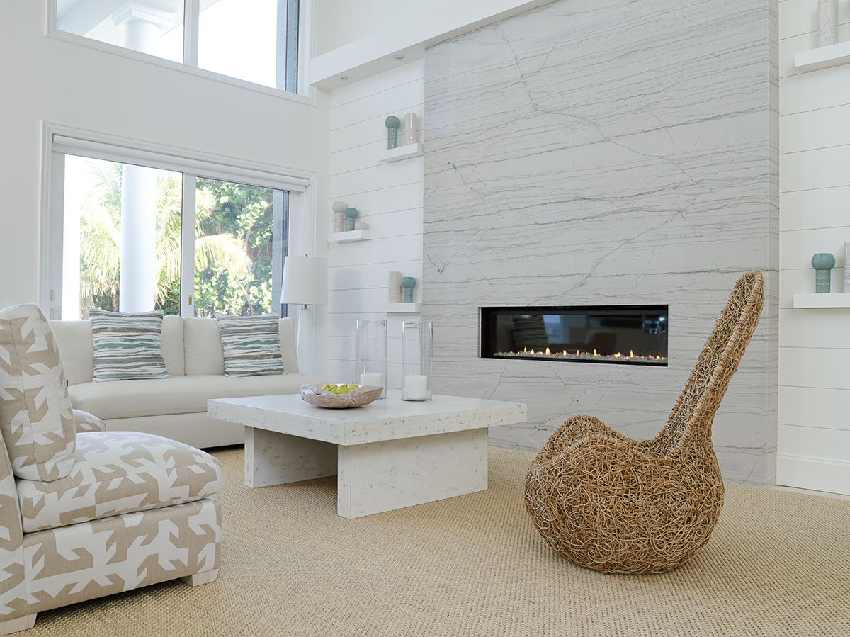 living room fireplace