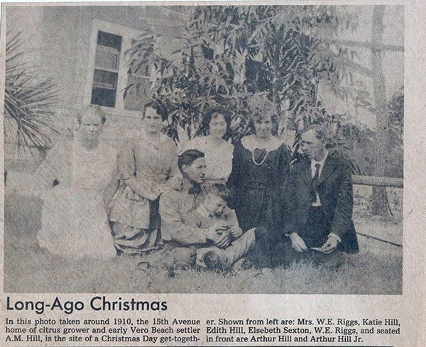 Christmas Day gathering circa 1912