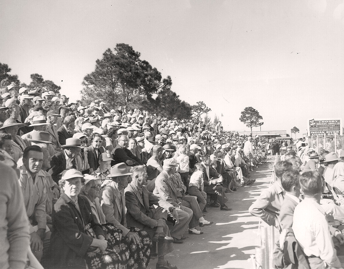 On opening day in Vero in 1948