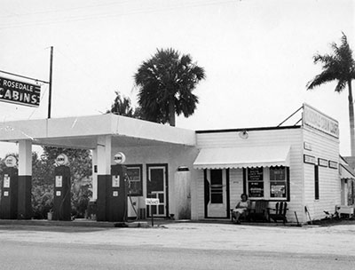 Rosedale Cabins and Grocery in 1951