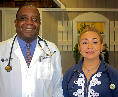 Dr. Georges Guerrier joined Dr. Maria Rizo at ABC Pediatrics