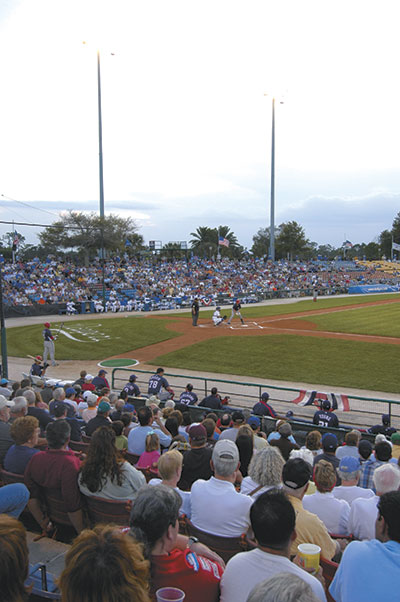 Dugouts at Holman Stadium
