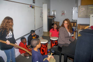 Samantha LaCroix exposes her students to music