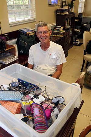 Client volunteer Bill Boukat