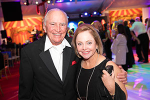 H. Lee and Dianne Davant Moffitt enjoy the ball festivities in 2017, while supporting an important cause.