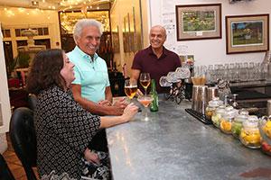 Locals enjoy the happy hour specials at the piano bar