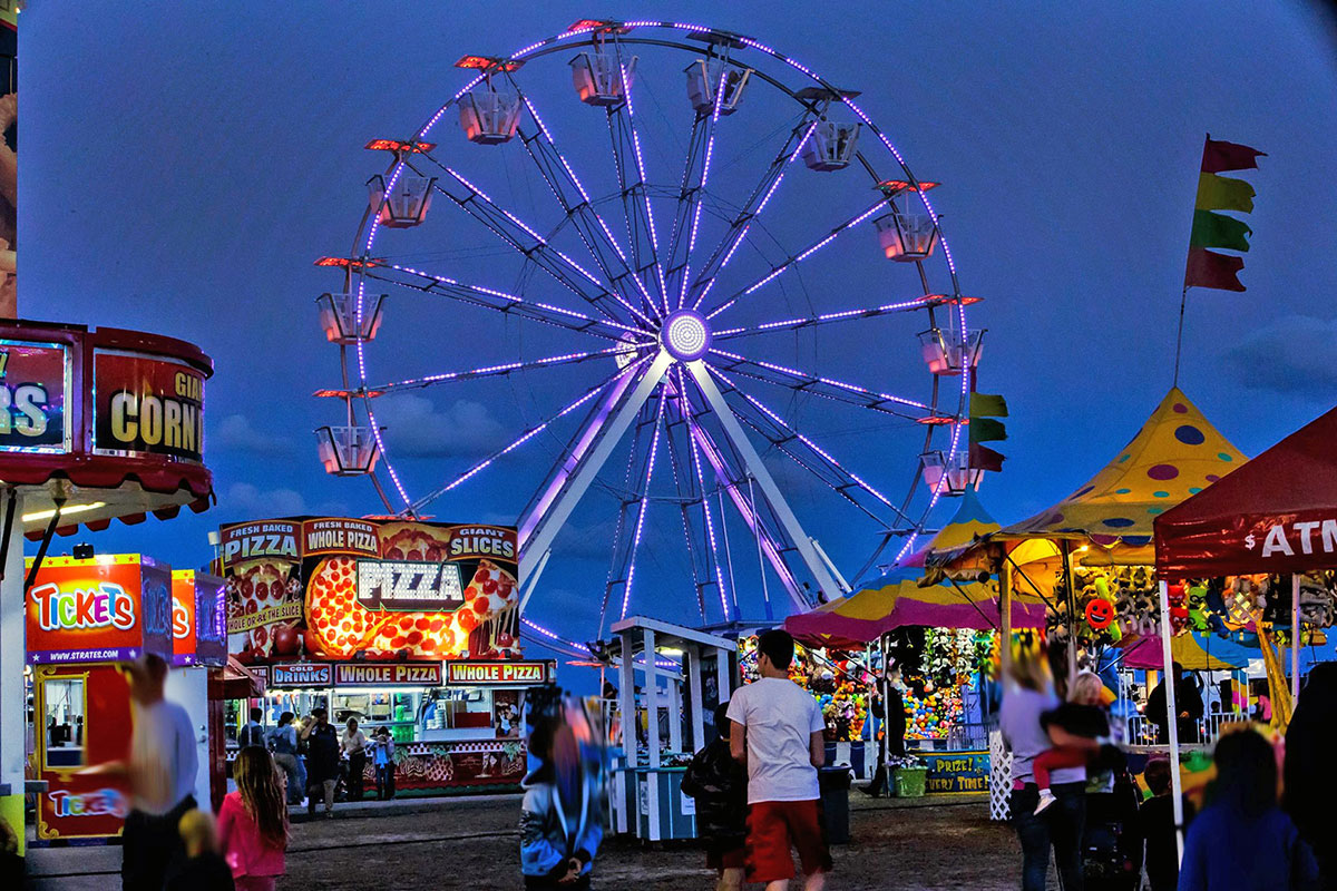The St. Lucie County Fair is filled with rides, games and food.