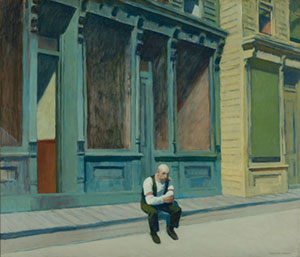 Sunday by Edward Hopper (1882-1967), oil on canvas