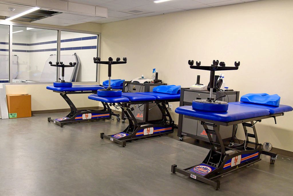 updated physical therapy room