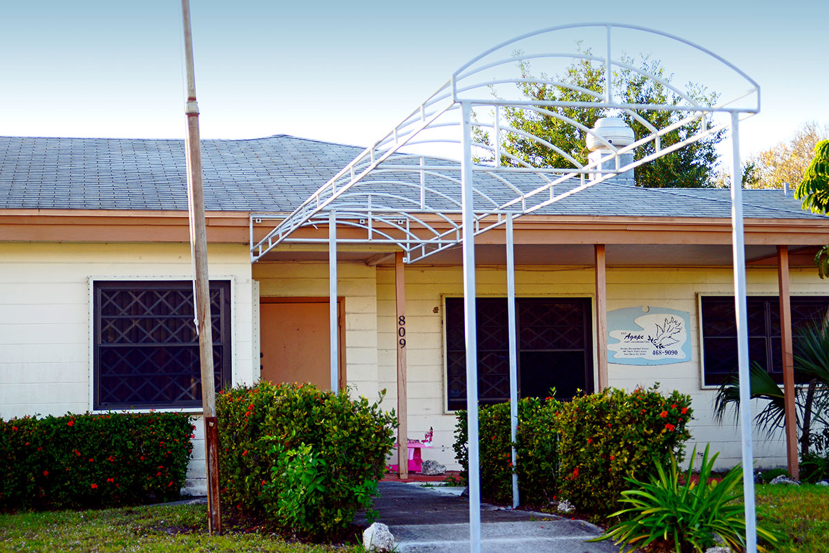 the former St. Lucie County Welfare Home, where Hurston died