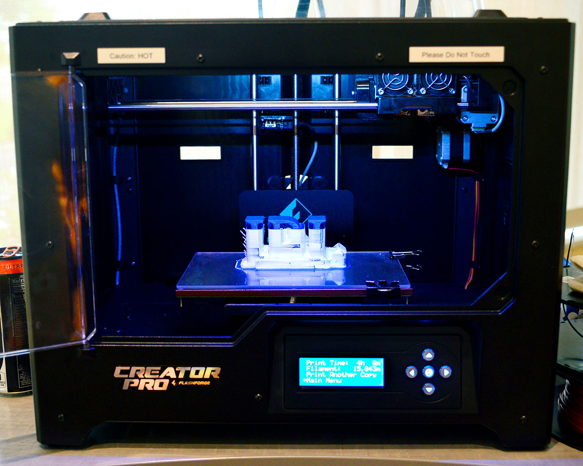 3-D Printer housed at the Lewis branch