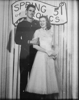 Gene and his date, Dorothy Mathews