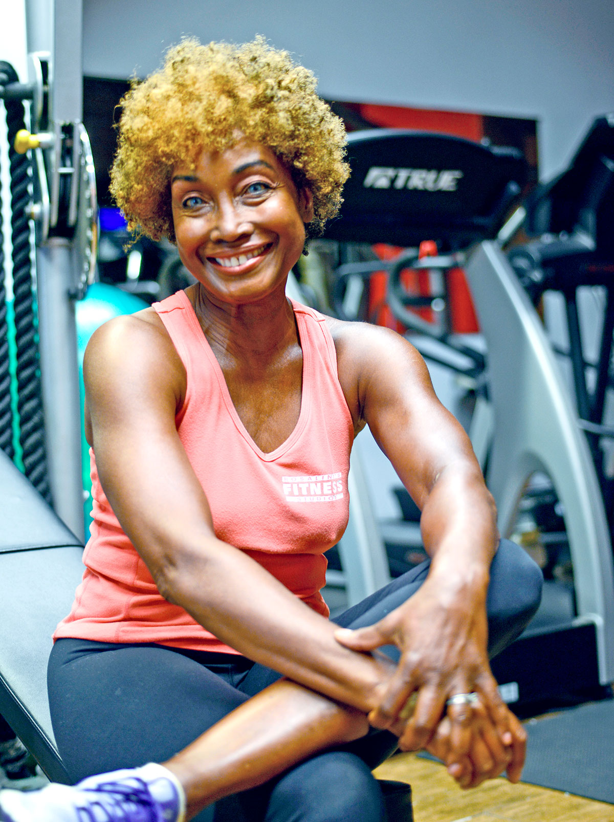 Rosalind Neilen, owner and fitness coach of Rosalind’s Fitness Studios