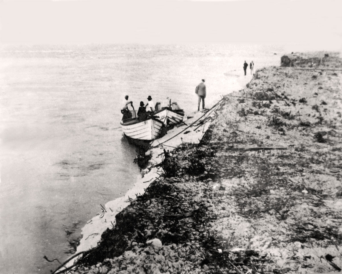 Boats tour at new inlet jetty May 12, 1921
