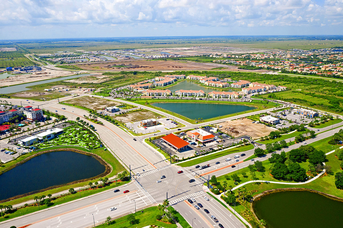 Port St. Lucie aerial view