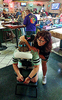Step by Step provides on-site chair massages