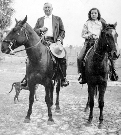 Rancher Frank Raulerson and his only heir, Jo Ann Raulerson