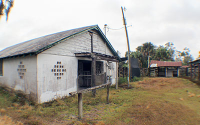 The horse barn, cow pens and much of the home place at Cow Creek has been preserved in time over the last half century.