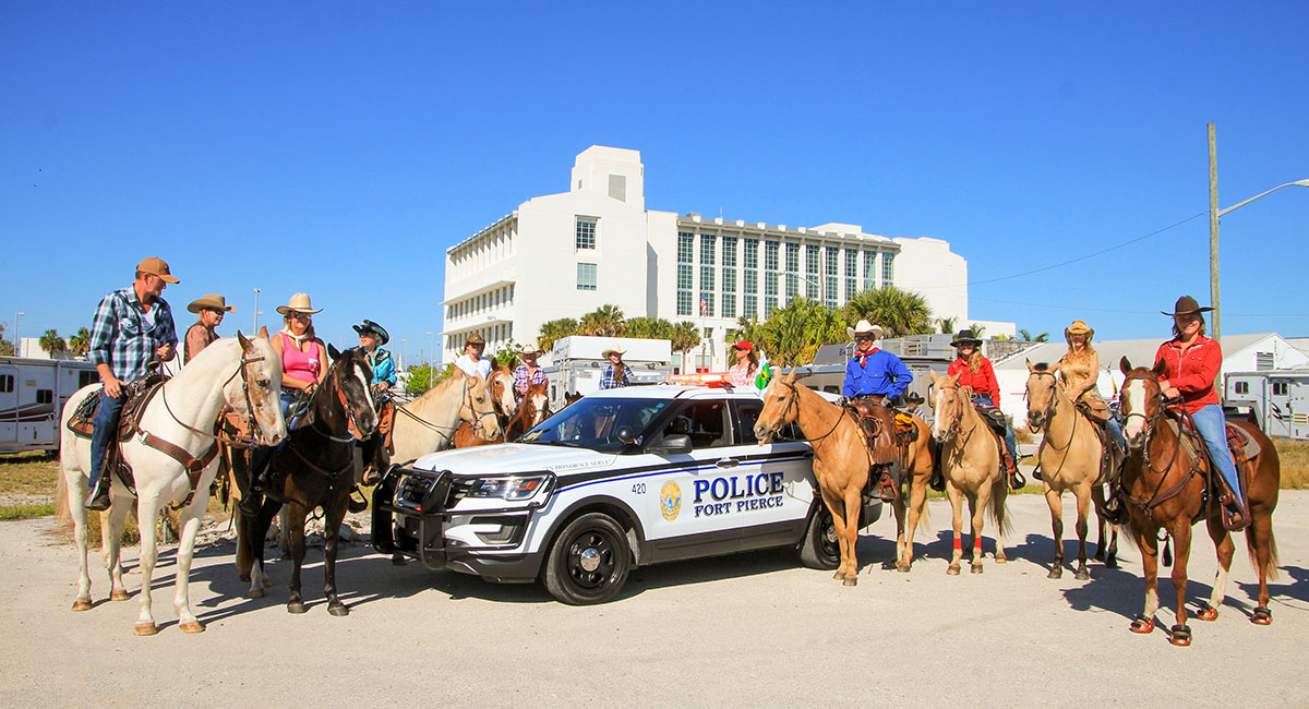 FPPD at the Florida Cracker Trail ride