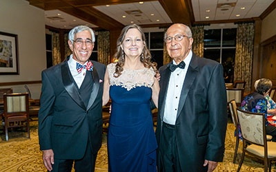 Dr. Jordan Bromberg, Mary Fields and Dr. Mehdi Razavi