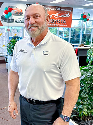 Gonzalez enjoys interacting with customers, whether it’s in the current Bev Smith Toyota showroom or the new one, which will be part of a major renovation.