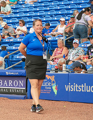 Kasey Blair, assistant general manager of game operation