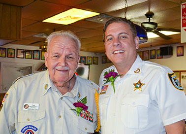 Paul Bartoszewicz and Indian River County Sheriff  Eric Flowers
