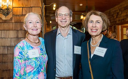 Pam Fogt, Dr. Ron Frenkel, and Phyllis Rappaport