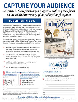 Advertise in Indian River Magazine Fall issue