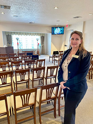 Priscilla Johnson, funeral director