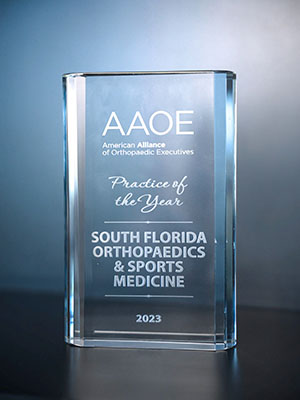 South Florida Orthopaedics & sports medicine award