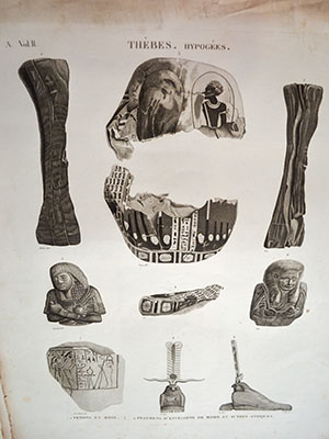 These depictions of Egyptian art are included in the Description de l’Égypte.