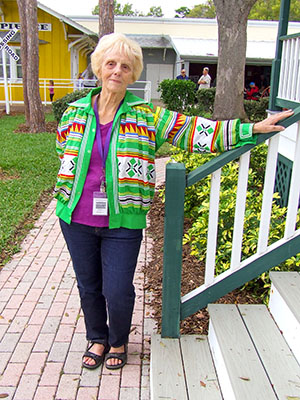 St. Lucie County Historical Society President Nancy Bennett 