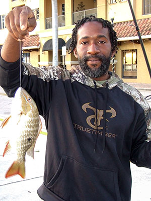 Man with his prized catch