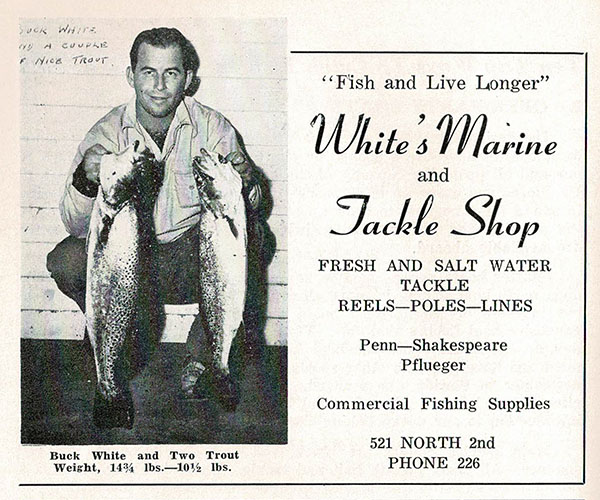 The late founder of White’s Tackle in Fort Pierce, Albert “Buck”