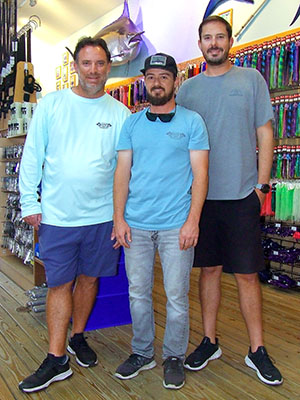 Customers of White’s Tackle in Fort Pierce get plenty of assistance from the expert “crew