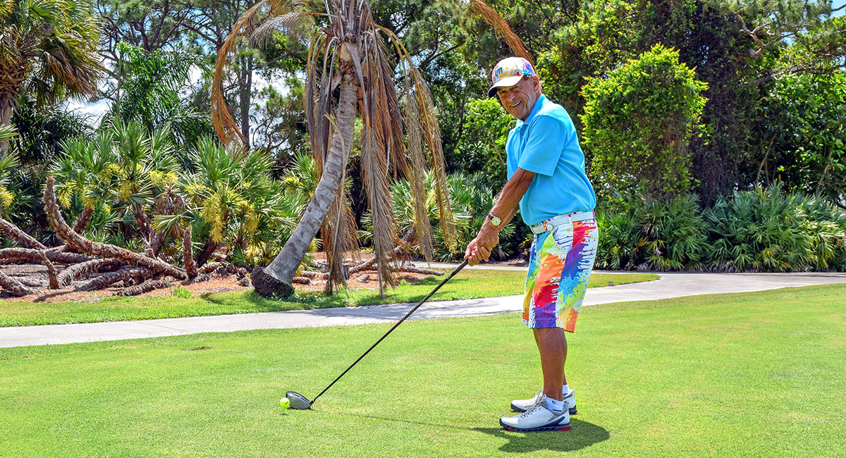 Nonagenarian Mitch Kaleel notched his ninth hole-in-one on March 16, 2024, at the Santa Lucia River Club, a course designed by golfing legend Jack Nicklaus. RUSTY DURHAM
