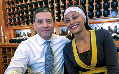 For more than a decade, Ricardo served as the lead faculty member for study abroad programs at IRSC which included this Ethiopian student in 2016.