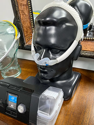 Sleep masks and CPAP machines