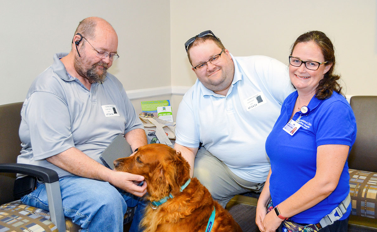 Solaris visits David Larson and his son