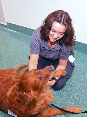 Jessica Norman looks forward to Solaris’s weekly visits.