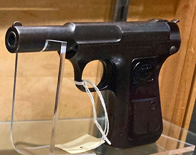 John Ashley’s 1917 Savage pistol