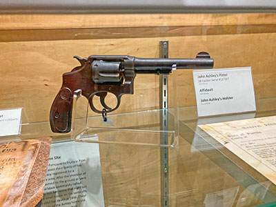 John Ashley’s .38 pistol