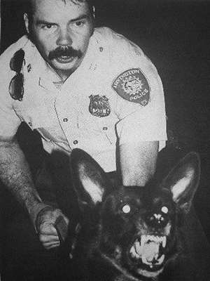 Pankiewicz Sr. and his K-9, Creole