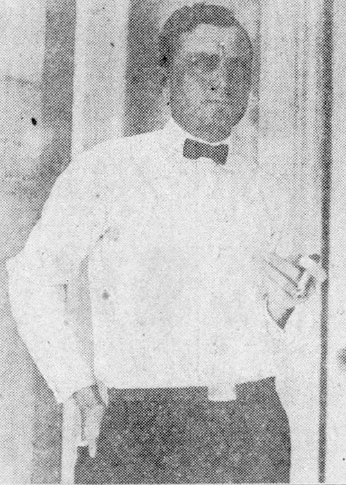 J.R. Cates was the teller at the Bank of Pompano when it was robbed by the Ashley Gang Sept. 12, 1924.