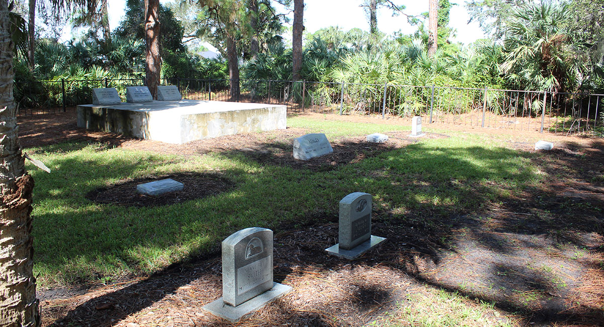 The Ashley family cemetery as it appears today. GREGORY ENNS