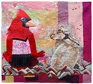 The creative art of quilting is displayed in StitchPunk, an exhibit at the A.E. Backus Museum & Gallery.