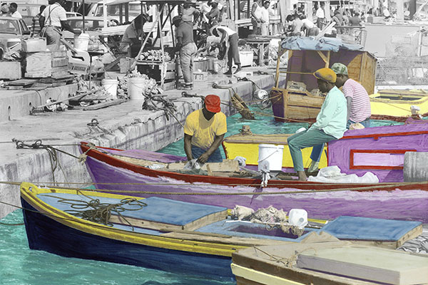 At the A.E. Backus Museum & Gallery, Niki Butcher focuses on scenes of old Florida in Daydreaming, where she hand paints black and white photographs in a unique way.