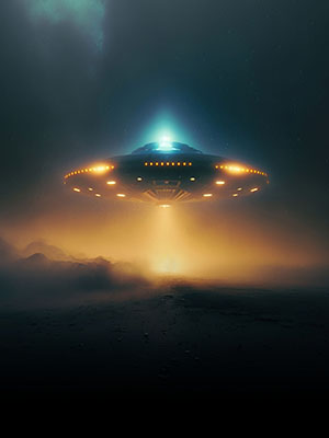 The UFO exhibit at the Elliott Museum in Stuart challenges visitors with the thought that humans might not be alone in the universe.